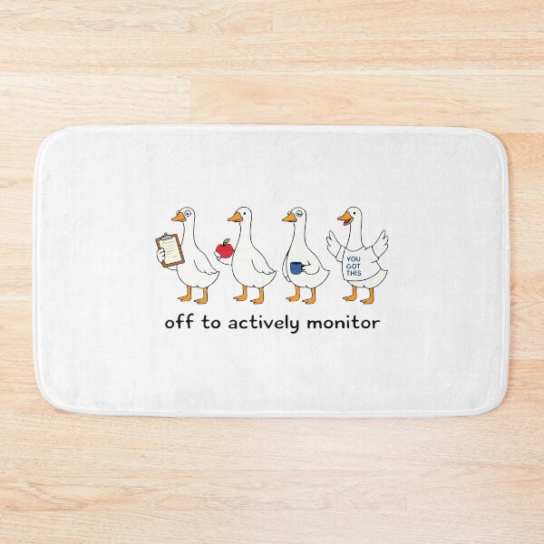 Item preview, Teacher Testing Day Goose Funny Actively Monitor School Humor Design designed and sold by kiralynstration.