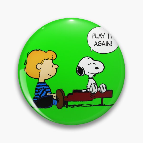 Item preview, Play It Again - Schroeder & Snoopy designed and sold by Stafungia.