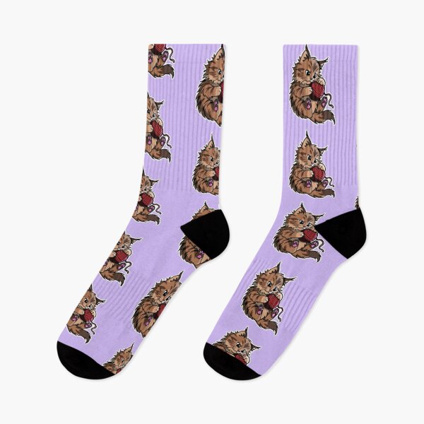 Item preview, Cute Baby Maine Coon illustration designed and sold by aezxo.