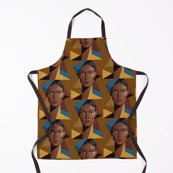 Item preview, Modern Cubist Woman Face – Abstract Geometric Portrait designed and sold by KiraChie.