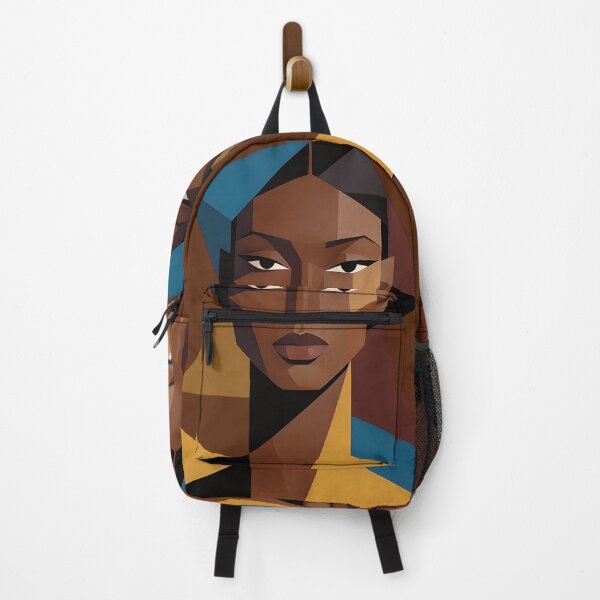 Item preview, Modern Cubist Woman Face – Abstract Geometric Portrait designed and sold by KiraChie.