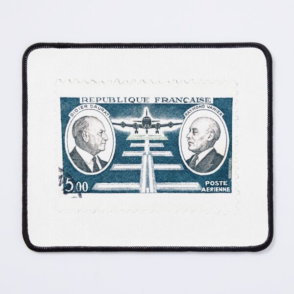 Item preview, French Daurat Vanier Flight France Vintage Postage Stamp designed and sold by red-amber65.