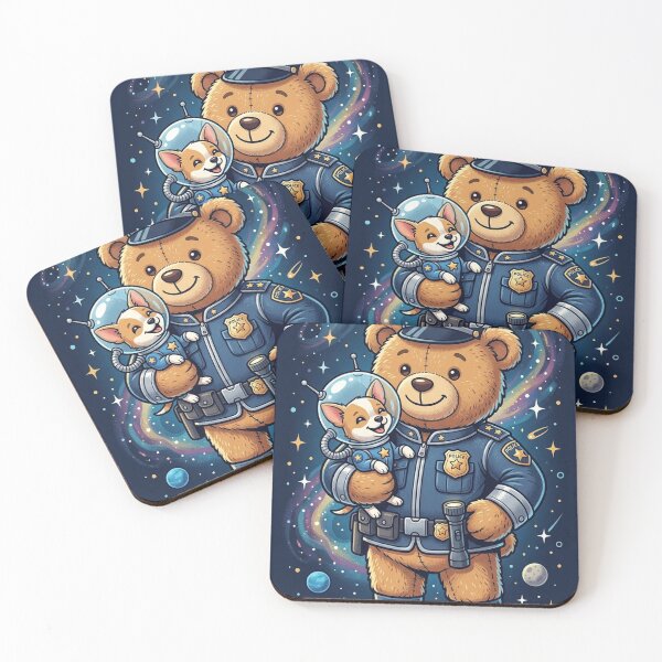 Item preview, Space Stuffed Teddy designed and sold by SnowballBunny.