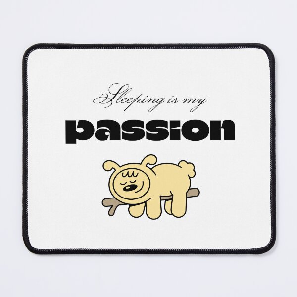 Item preview, sleeping is my passion designed and sold by GlimmerAura.