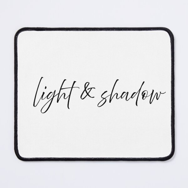 Item preview, Minimal Aesthetic Typography "Light and Shadow" Photography Script Design designed and sold by onubi.