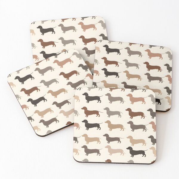 Item preview, Dachshund pattern designed and sold by 3ling_Design.