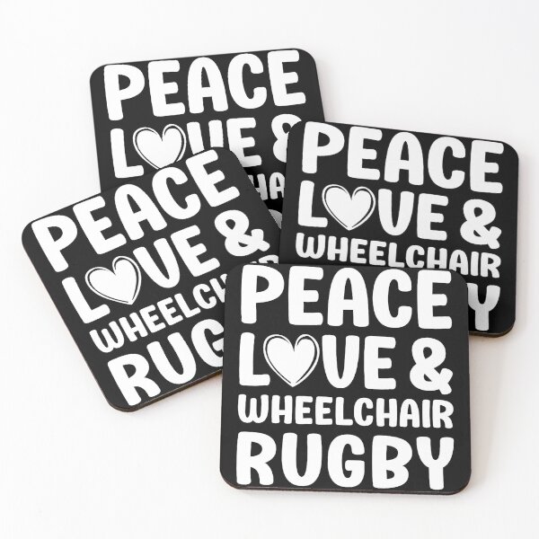 Item preview, Peace Love Wheelchair Rugby  designed and sold by GabrieSketcham.