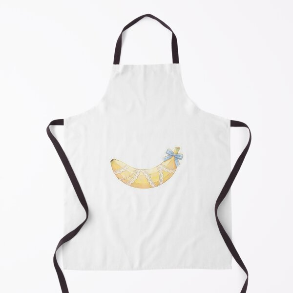 Item preview, Coquette Banana with Lace and Blue Bow - Vintage Soft Aesthetic Sticker designed and sold by Kmdigitals.