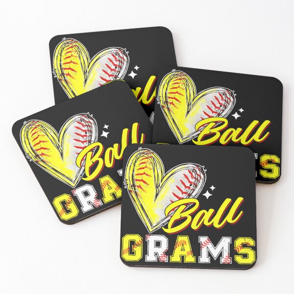 Item preview, Ball Grams Softball Heart Funny Grandma designed and sold by miaa-artistshop.