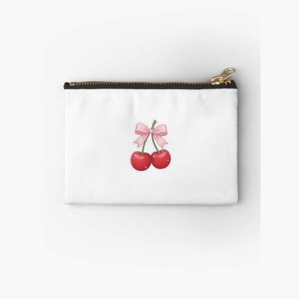 Item preview, Coquette Cherry with Pink Bow Aesthetic - Cute Kawaii Sticker designed and sold by Kmdigitals.