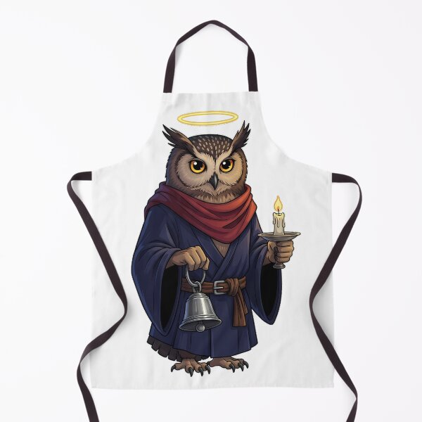 Aperçu de l'œuvre Cloche argentée familière Night Owl créée et vendue par IllumeInk.