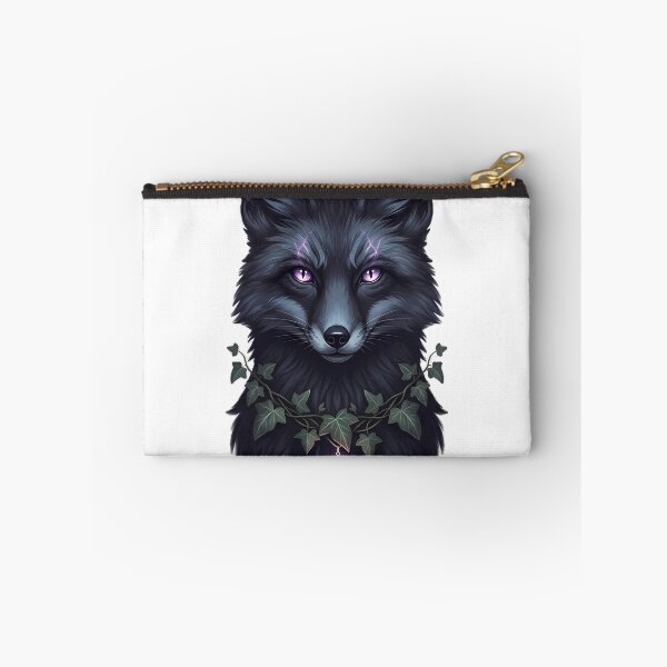 Item preview, Gothic Fox Familiar Ivy Collar Moon Pendant designed and sold by IllumeInk.