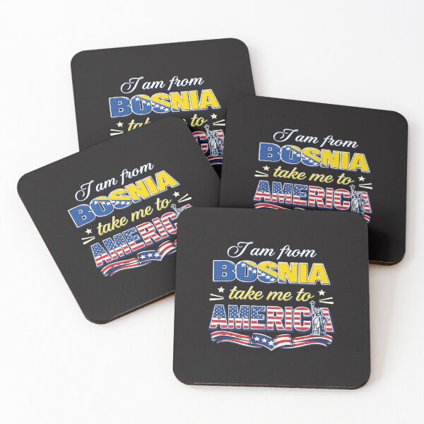 Item preview, I Am From Bosnia Take Me To America Funny Travel Quote Design designed and sold by kiralynstration.