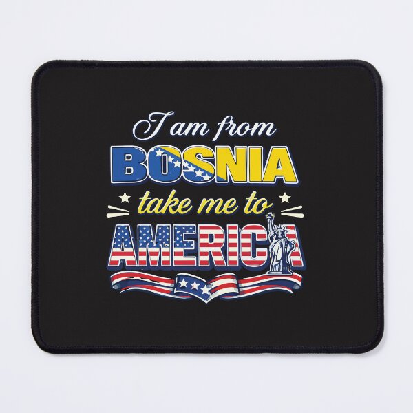 Item preview, I Am From Bosnia Take Me To America Funny Travel Quote Design designed and sold by kiralynstration.