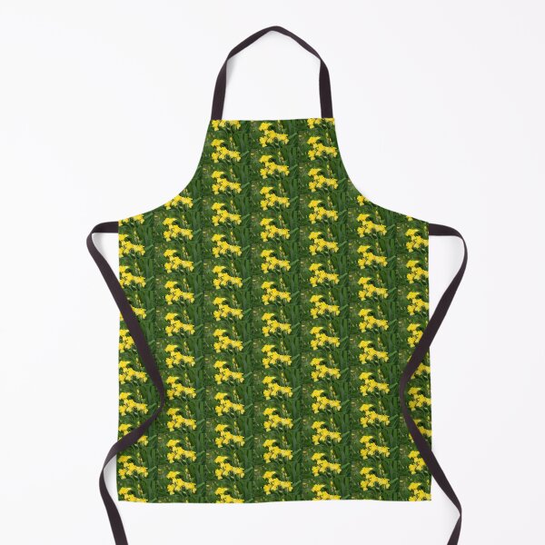 Item preview, Garden Bunch of Bright Yellow Iris Blossoms designed and sold by Georgia Mizuleva.