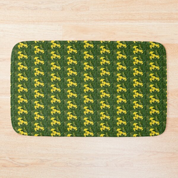Item preview, Garden Bunch of Bright Yellow Iris Blossoms designed and sold by Georgia Mizuleva.