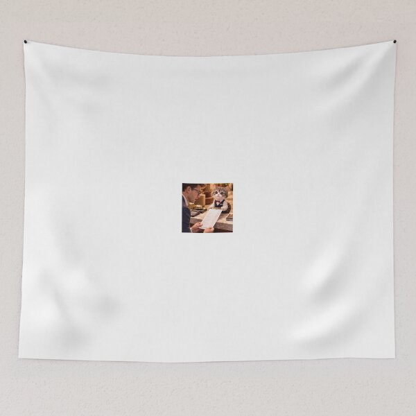 Item preview, Luxury Hotel Cat Clerk Funny Cute Cat Art designed and sold by LovelyCatGalaxy.