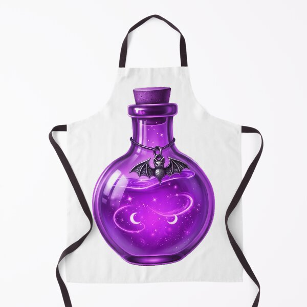 Item preview, Purple Potion Bottle Moon Droplets Bat Charm designed and sold by IllumeInk.