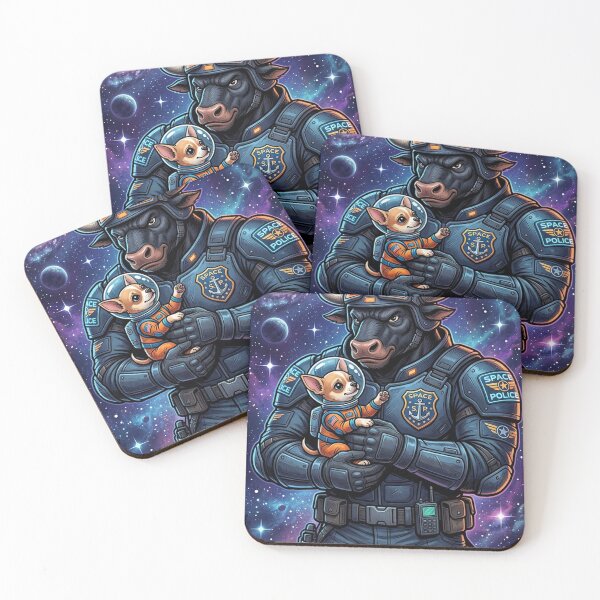 Item preview, Space Police  designed and sold by SnowballBunny.