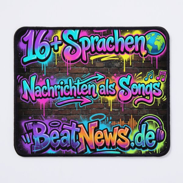 Item preview, BeatNews.de Tech AI Graffiti News Song designed and sold by BeatNewsDE.