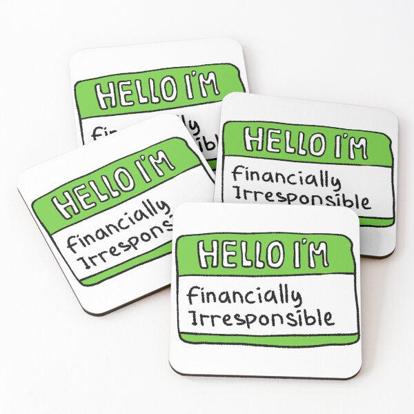 Item preview, Hello I'm Financially Irresponsible - Funny Name Tag designed and sold by RNASstuff.