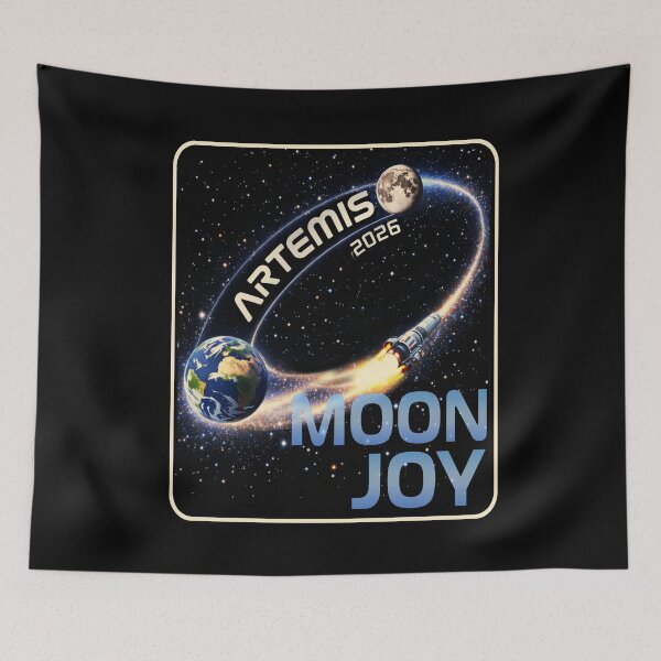 Item preview, Artemis II 2026 moon joy artemis  designed and sold by BlightedArt.