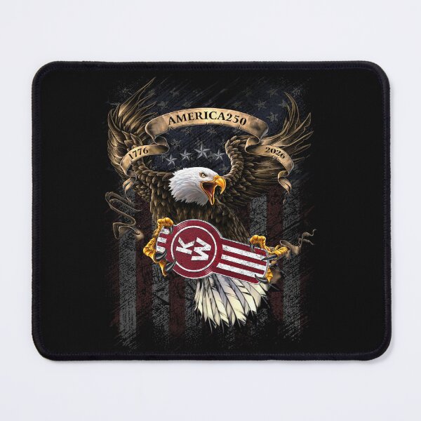 Item preview, America 250 Years Kenworth Trucker Eagle Flag 1776 - 2026 designed and sold by MillieRhodes.