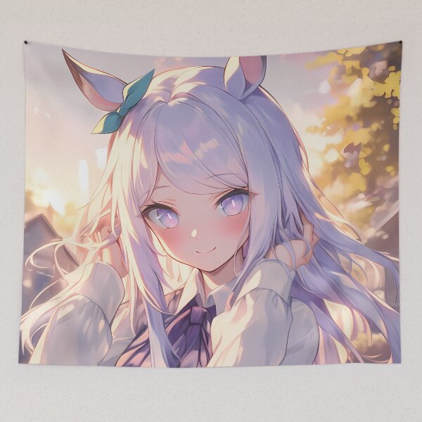 Item preview, Mejiro Mcqueen Uma Musume Pretty Derby Sunset School Glow designed and sold by PMartistStudio.