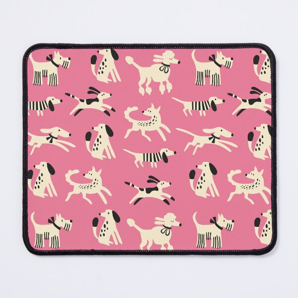 Item preview, Dog Days Pink designed and sold by hamburgerliebe.