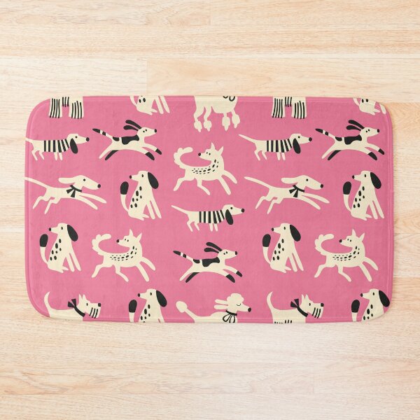 Item preview, Dog Days Pink designed and sold by hamburgerliebe.