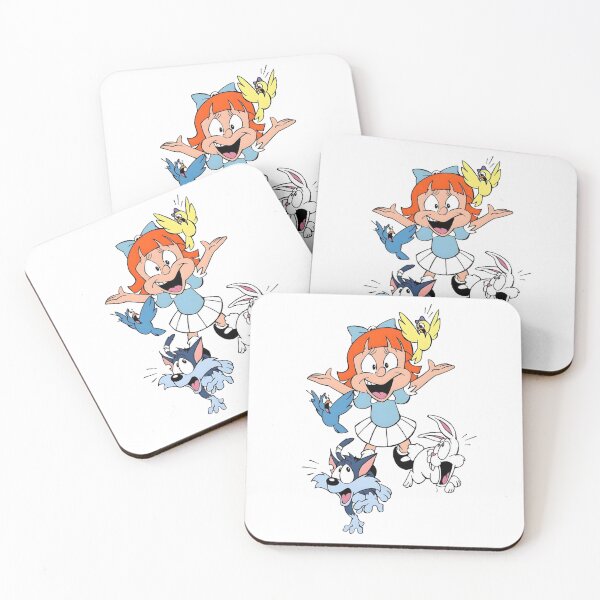 Item preview, Overly Enthusiastic Animal Lover Cartoon Girl designed and sold by MillieRhodes.