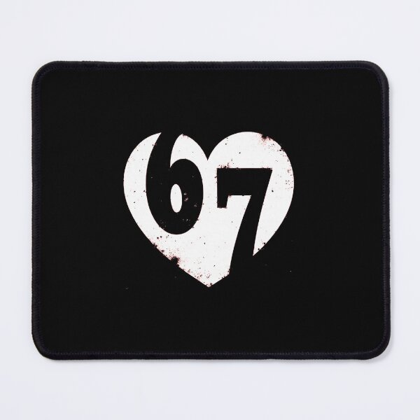 Item preview, 67 Heart Minimal Number designed and sold by gladysenglish.