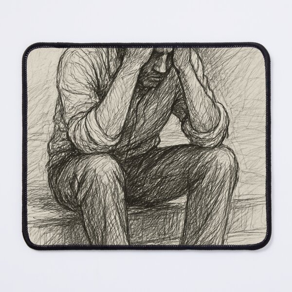 Item preview, Despairing Man designed and sold by ZenithLab63.