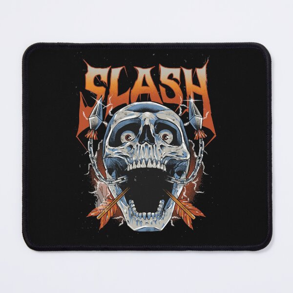 Item preview, Slash Metal Skull - Retro Thrash Metal Art designed and sold by MillieRhodes.