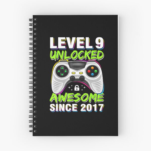 Item preview, Level 9 Unlocked Awesome Since 2017 Gamer designed and sold by FGTV2021.