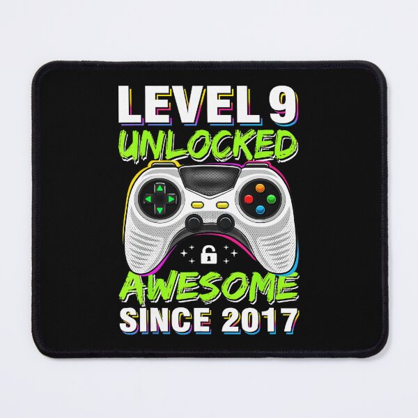 Item preview, Level 9 Unlocked Awesome Since 2017 Gamer designed and sold by FGTV2021.