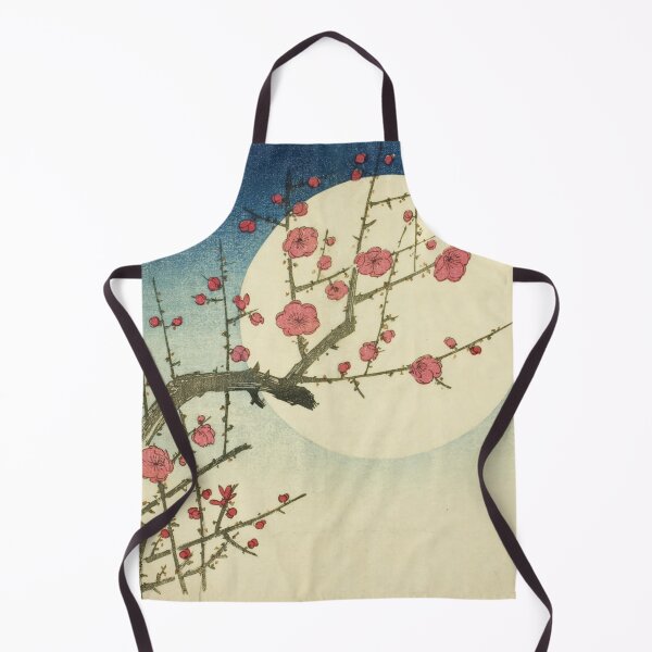 Item preview, Edo Moon Red Plum Ukiyo-e Floral Zen designed and sold by SakuraMarket26.