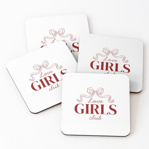 Item preview, Love Girls Club Vintage Ribbon Typography designed and sold by Thitinan05.