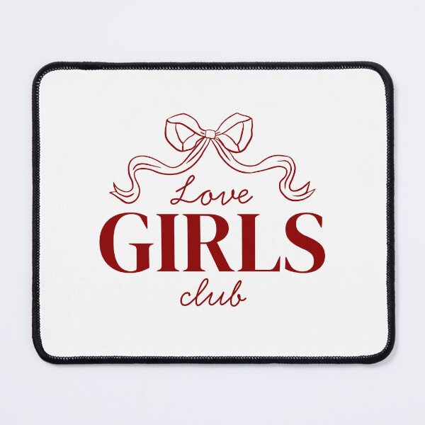Item preview, Love Girls Club Vintage Ribbon Typography designed and sold by Thitinan05.
