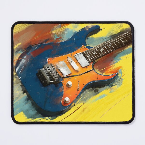 Item preview, a colorful electric guitar painting designed and sold by gut2000.