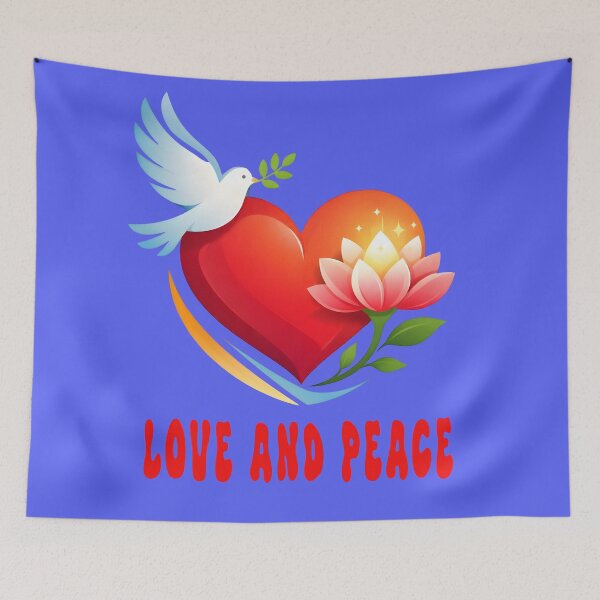 Item preview, Love And Peace Design 2 designed and sold by DigitalandPhoto.