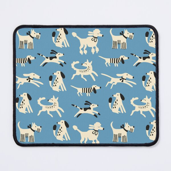 Item preview, Dog Days Blue designed and sold by hamburgerliebe.