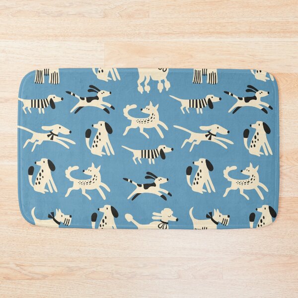 Item preview, Dog Days Blue designed and sold by hamburgerliebe.