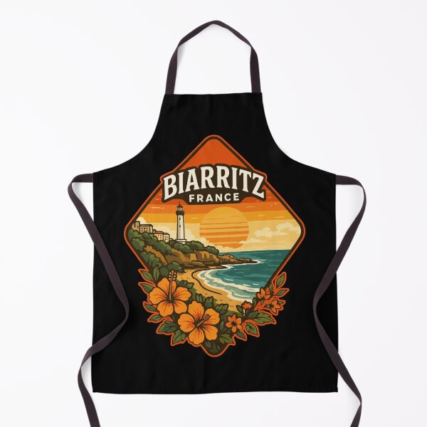 Item preview, Biarritz France Retro Vintage Travel designed and sold by TomFrontierArt.