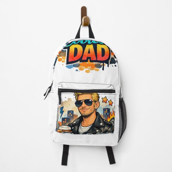 Item preview, Urban Coolest Dad Blonde hair Mechanic Gamer Coffee Street Art designed and sold by VISO-art.