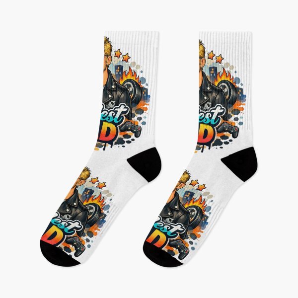 Item preview,  Urban Coolest Dad Blonde hair Mechanic Gamer Coffee Street Art designed and sold by VISO-art.