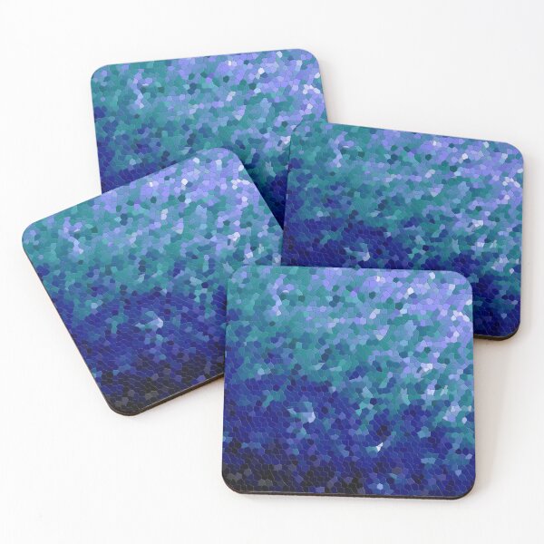 Item preview, Deep blue sea mosaic abstract designed and sold by bravoalpha.