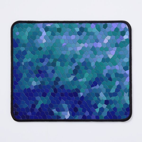 Item preview, Deep blue sea mosaic abstract designed and sold by bravoalpha.