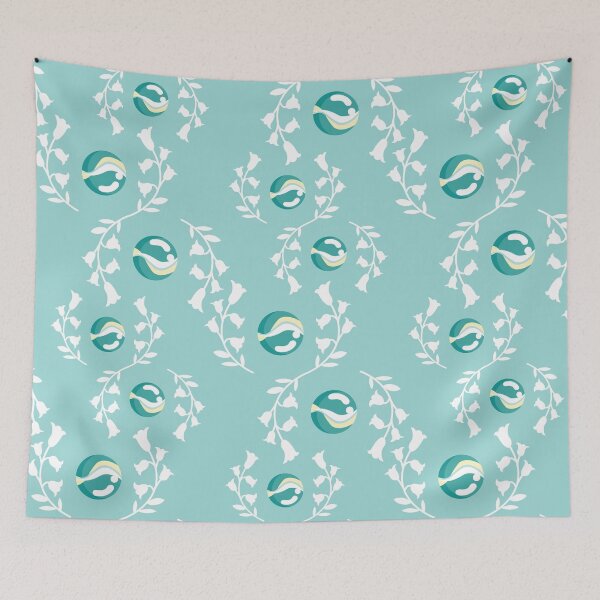 Item preview, Light Teal Little Marble Balls designed and sold by oppositedge.