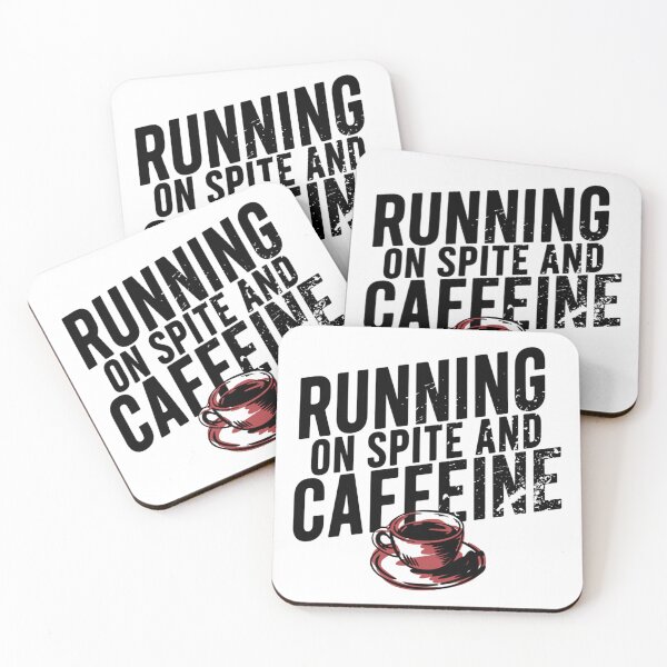 Item preview, Running On Spite And Caffeine Funny Sarcastic designed and sold by IslandTyped.